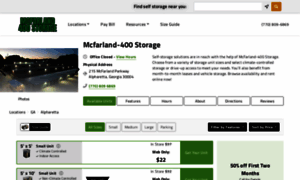 Mcfarland400storage.com thumbnail