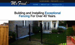 Mcfaulfencingltd.com thumbnail