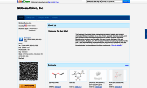 Mcgean.lookchem.com thumbnail