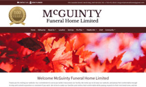 Mcguintyfuneralhome.com thumbnail