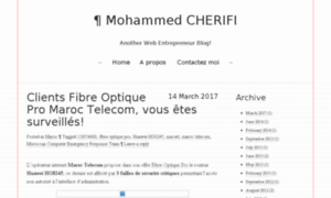 Mcherifi.org thumbnail