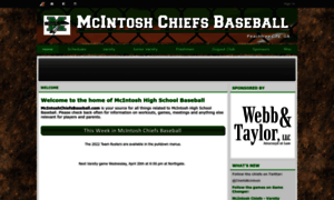 Mcintoshchiefsbaseball.com thumbnail