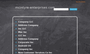 Mcintyre-enterprises.com thumbnail