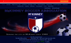 Mckinneysoccer.org thumbnail