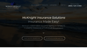 Mcknight-insurance.com thumbnail