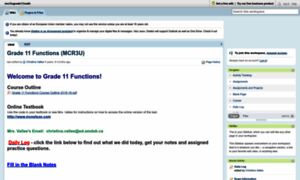 Mcr3ugrade11math.pbworks.com thumbnail