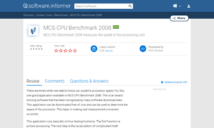 Mcs-cpu-benchmark-2008.software.informer.com thumbnail