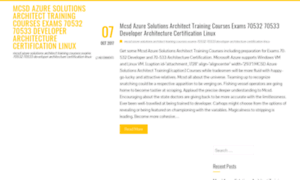 Mcsdazuresolutionsarchitect.azuretraining2018.com thumbnail