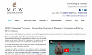 Mcwprofessionaltherapies.co.uk thumbnail