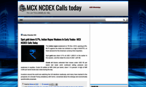 Mcx-ncdex-calls.blogspot.in thumbnail