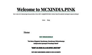 Mcxindia.pink thumbnail