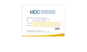 Mdcmailapp.mdc-berlin.de thumbnail