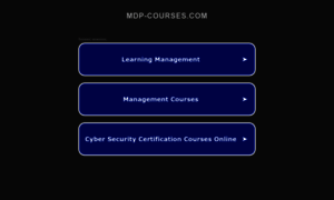 Mdp-courses.com thumbnail