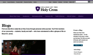 Me.holycross.edu thumbnail