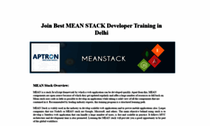 Mean-stack-training-in-delhi.cabanova.com thumbnail