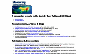 Measuringtheuserexperience.com thumbnail
