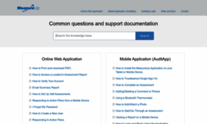 Meazureup.helpscoutdocs.com thumbnail