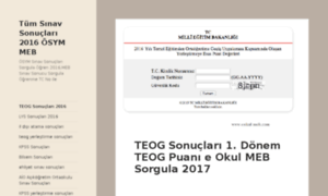 Meb-teog.sonuclari-sorgula.com thumbnail