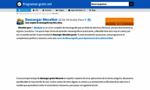 Mecanet.programas-gratis.net thumbnail