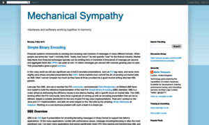 Mechanical-sympathy.blogspot.com thumbnail