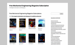 Mechanicalengineeringmagazine.com thumbnail