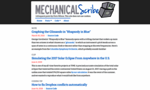 Mechanicalscribe.com thumbnail