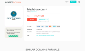 Mechtron.com thumbnail