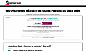 Medecin-de-garde.com thumbnail