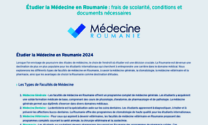 Medecineroumanie.com thumbnail