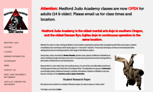 Medfordjudo.com thumbnail