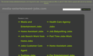 Media-entertainment-jobs.com thumbnail