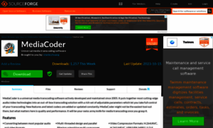 Mediacoder.sourceforge.io thumbnail