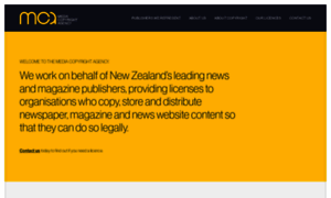 Mediacopyrightagency.co.nz thumbnail