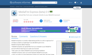 Mediafire-express-beta.software.informer.com thumbnail