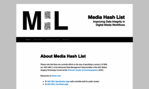 Mediahashlist.org thumbnail