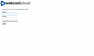 Mediasite.webcastcloud.com.au thumbnail