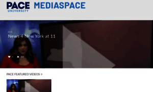 Mediaspace.pace.edu thumbnail