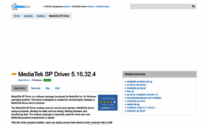 Mediatek-sp-driver.updatestar.com thumbnail