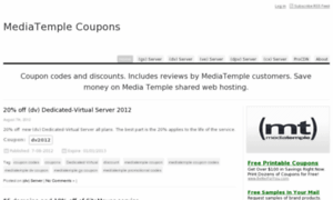 Mediatemple-coupons.net thumbnail