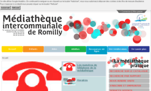 Mediatheque-intercommunale-romilly.fr thumbnail