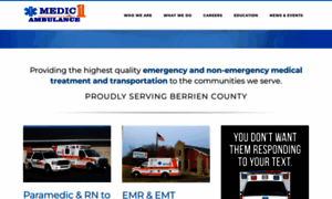 Medic1ambulance.org thumbnail