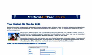 Medical-aid-plan.co.za thumbnail