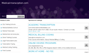 Medical-transciption.com thumbnail