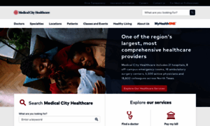 Medicalcityhealthcare.com thumbnail