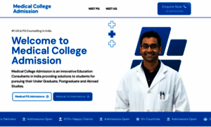 Medicalcollegeadmission.co.in thumbnail