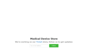 Medicaldevicestore.tictail.com thumbnail