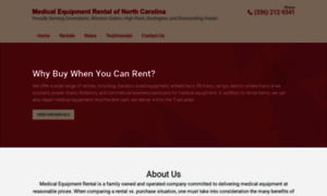 Medicalequipmentrentalnc.com thumbnail