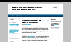 Medicaljobs2014.edublogs.org thumbnail