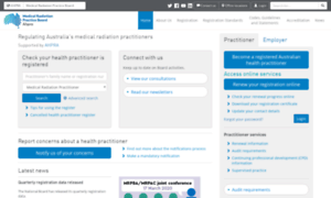 Medicalradiationpracticeboard.gov.au thumbnail