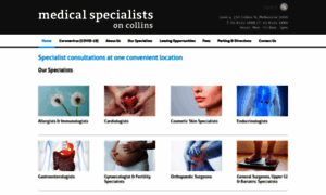 Medicalspecialistsoncollins.com.au thumbnail